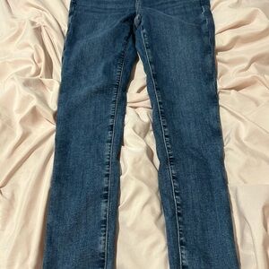 American Eagle Outfitters High Rise Dark Blue Jeans